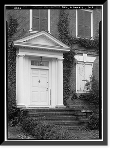 Belmont Hall, Route 13, Smyrna vicinity, Kent County, DE - 2, Vintage Wall Art
