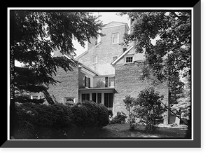 Historic Framed Print, Belmont Hall, Route 13, Smyrna vicinity, Kent County, DE - 6,  17-7/8" x 21-7/8"