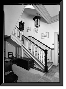 Historic Framed Print, Belmont Hall, Route 13, Smyrna vicinity, Kent County, DE - 11,  17-7/8" x 21-7/8"