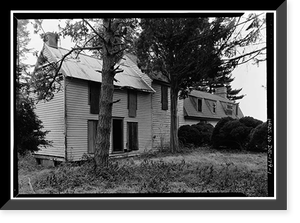 Collins-Sharp House, State Road 493 (moved to DE, Odessa), Collins Beach vicinity, New Castle County, DE, Antique Poster