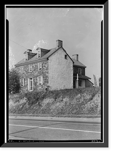 Old Lodge House, Route 13, Claymont vicinity, New Castle County, DE, Vintage Print