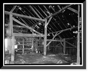 Rothwell Farm, Barn, Route 458 near Route 42, Middletown vicinity, New Castle County, DE - 5, Vintage Wall Art