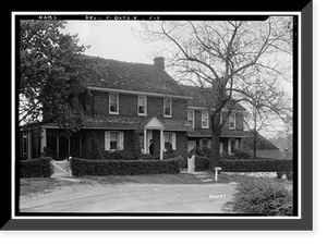 Historic Framed Print, John England House, 81 Red Mill Road, Newark vicinity, New Castle County, DE,  17-7/8" x 21-7/8"