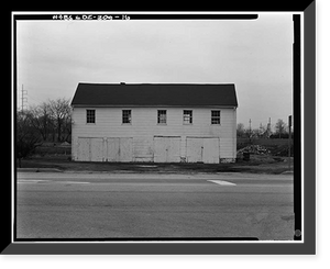 Historic Framed Print, Alexander Wilson Agricultural Works Complex, County Route 4, Pencader Hundred, Newark vicinity, New Castle County, DE - 16,  17-7/8" x 21-7/8"