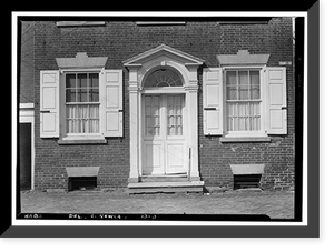 Charles Thomas House, The Strand & Harmony Street, New Castle, New Castle County, DE - 2, Historic Print