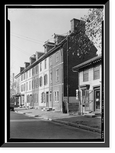 Cloud's Row, 117-125 Delaware Street, New Castle, New Castle County, DE, Antique Poster