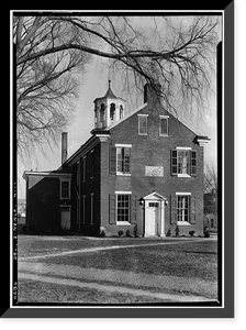 Old Arsenal, The Green, New Castle, New Castle County, DE Classic, Antique Wall Art