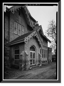 Lesley-Travers Mansion, 112 West Sixth Street, New Castle, New Castle County, DE - 7, Vintage Print