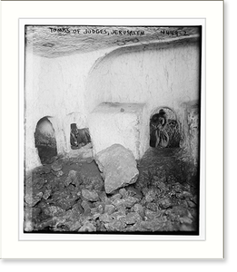 Historic Photo Print - Tombs of Judges, Jerusalem - Vintage Wall Art Gift