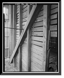 Couper Bank Barn, Road 381, West of U.S. Route 13, Tybouts Corner vicinity, New Castle County, DE - 4, Historic Reproduction