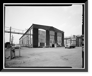 Pennsylvania Railroad Improvements, Repair Shop, Vandever & Bowers Streets, Wilmington, New Castle County, DE - 4, Historic Print