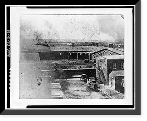 Pennsylvania Railroad Improvements, Repair Shop, Vandever & Bowers Streets, Wilmington, New Castle County, DE - 9, Antique Print