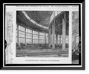 Pennsylvania Railroad Improvements, Repair Shop, Vandever & Bowers Streets, Wilmington, New Castle County, DE - 15, Antique Poster