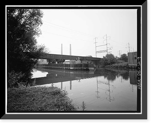 Pennsylvania Railroad Improvements, Swing Bridge, Penn. R.R. over Brandywine River, Wilmington, New Castle County, DE, Historic Reproduction
