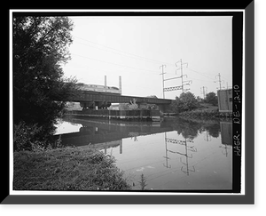 Pennsylvania Railroad Improvements, Swing Bridge, Penn. R.R. over Brandywine River, Wilmington, New Castle County, DE - 2, Historic Print