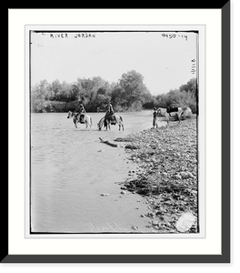 Historic Framed Print, River Jordan,  17-7/8" x 21-7/8"