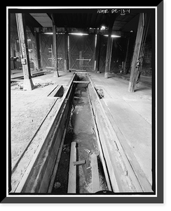 Wilmington & Northern Railroad, Repair Shop, Beech Street, Wilmington, New Castle County, DE - 4, Historic Reproduction