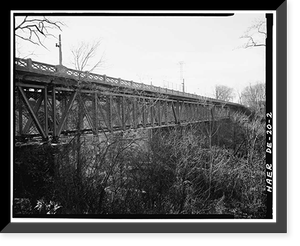 Augustine Bridge, Brandywine River, Augustine Cutoff, Wilmington, New Castle County, DE - 2 Classic, Historic Reproduction