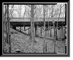 Augustine Bridge, Brandywine River, Augustine Cutoff, Wilmington, New Castle County, DE - 4, Historic Print