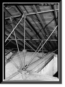 Historic Framed Print, Old Customs House, King at Sixth Street, Wilmington, New Castle County, DE - 6,  17-7/8" x 21-7/8"