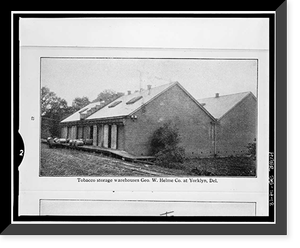 Garrett Snuff Mill, Route 82, Yorklyn, New Castle County, DE - 18, Antique Print
