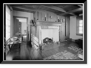 Historic Framed Print, Ship Carpenter's House, Main Street, Bethel, Sussex County, DE - 3,  17-7/8" x 21-7/8"