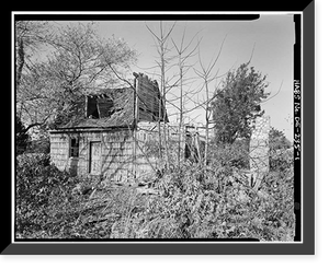 Historic Framed Print, Potter Mansion, Routes 201 & 202 vicinity, Milford vicinity, Sussex County, DE,  17-7/8" x 21-7/8"