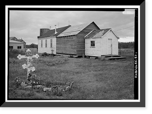 Elevation of the Holy Cross Russian Orthodox Church, South Naknek, Bristol Bay Borough, AK, Vintage Wall Art