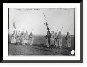 Lufberry at Guynemer Memorial, Vintage Poster