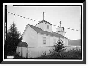St. Nicholas Russian Orthodox Church, Seldovia, Kenai Peninsula Borough, AK - 5, Vintage Poster