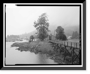 Chief Shakes House, Shakes Island, Wrangell, Wrangell-Petersburg Census Area, AK, Vintage Wall Art