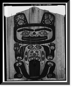 Chief Shakes House, Shakes Island, Wrangell, Wrangell-Petersburg Census Area, AK - 4, Antique Print