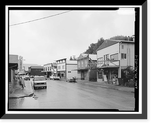 Front Street (Commercial Buildings), Wrangell, Wrangell-Petersburg Census Area, AK, Antique Wall Art