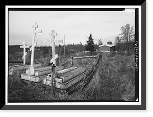 Elevation of Holy Cross Russian Orthodox Church (New), Russian Mission, Wade Hampton Census Area, AK - 2, Vintage Wall Art