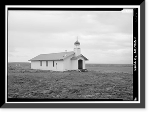 St. Matrona Russian Orthodox Church, Port Heiden, AK, Vintage Wall Art