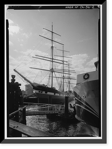 Ship BALCLUTHA, 2905 Hyde Street Pier, San Francisco, San Francisco County, CA - 2, Historic Reproduction