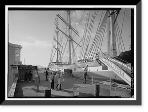 Ship BALCLUTHA, 2905 Hyde Street Pier, San Francisco, San Francisco County, CA - 4, Vintage Print