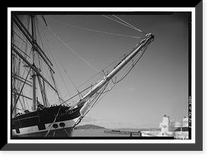 Ship BALCLUTHA, 2905 Hyde Street Pier, San Francisco, San Francisco County, CA - 6 Classic, Historic Print