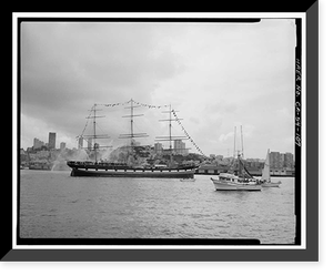 Ship BALCLUTHA, 2905 Hyde Street Pier, San Francisco, San Francisco County, CA - 107, Antique Poster