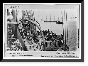 Ship BALCLUTHA, 2905 Hyde Street Pier, San Francisco, San Francisco County, CA - 124, Antique Poster