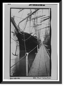 Ship BALCLUTHA, 2905 Hyde Street Pier, San Francisco, San Francisco County, CA - 131, Vintage Print