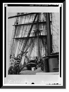 Ship BALCLUTHA, 2905 Hyde Street Pier, San Francisco, San Francisco County, CA - 132, Vintage Print