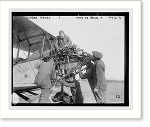 Black & White Photo - Dubar Wright, Count De Boliac - Vintage Wall Art Gift