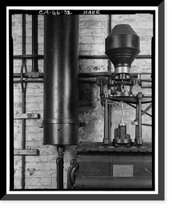 Folsom Powerhouse, Adjacent to American River, Folsom vicinity, Sacramento County, CA - 32, Vintage Wall Art