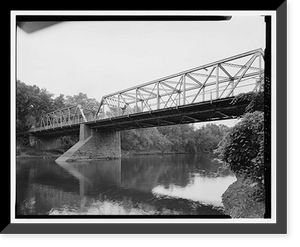 Palisado Avenue Bridge, Spanning Farmington River at State Route 159, Windsor, Hartford County, CT - 2, Antique Poster