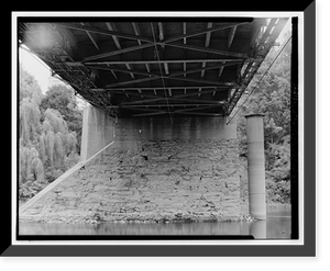 Palisado Avenue Bridge, Spanning Farmington River at State Route 159, Windsor, Hartford County, CT - 12, Antique Poster