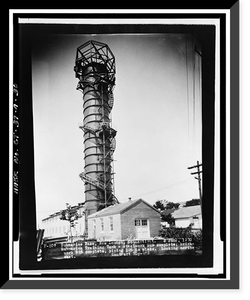 U.S. Naval Submarine Base, New London Submarine Escape Training Tank, Albacore & Darter Roads, Groton, New London County, CT - 30, Vintage Print