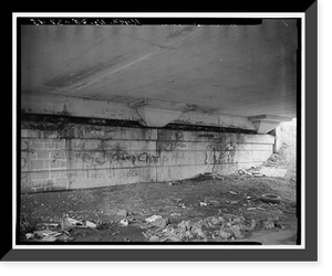 Heald Street Bridge, Spanning Conrail Railroad on South Heald Street (U, Wilmington vicinity, New Castle County, DE - 15, Antique Print