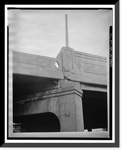 Heald Street Bridge, Spanning Conrail Railroad on South Heald Street (U, Wilmington vicinity, New Castle County, DE - 19, Vintage Poster