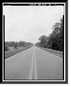 Georgia DOT Bridge No. 155-00032-001.54E, Spanning Sand Creek at State Route 32, Irwinville vicinity, Irwin County, GA - 4, Antique Wall Art